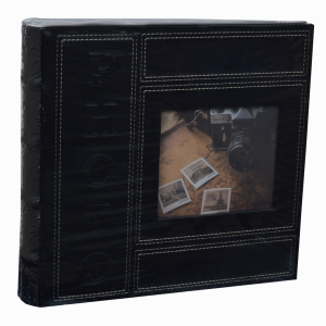 Фотоалбум 200 бр. 10х15 черен PHOTOS кожен